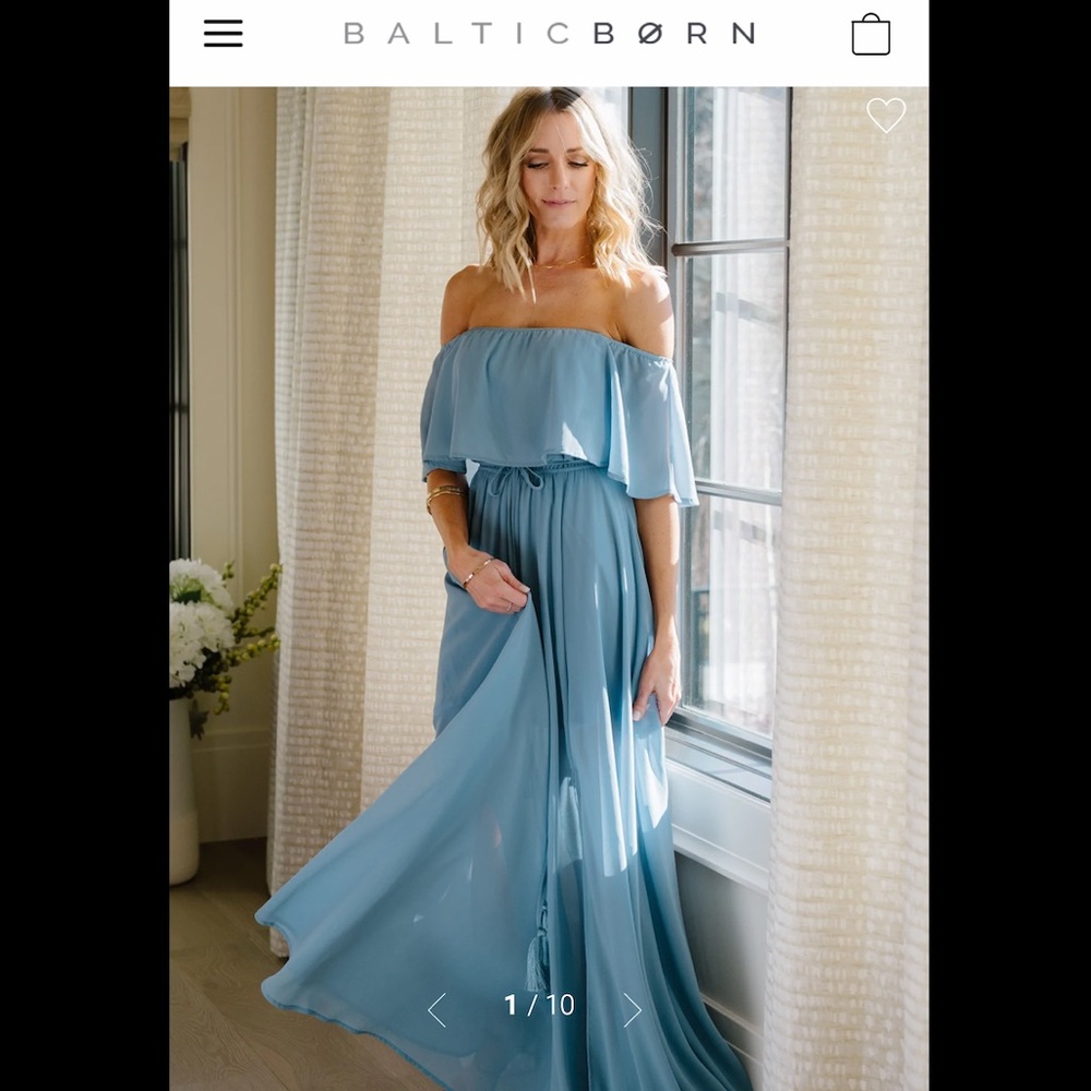 Baltic Born Off The Shoulder Maxi Dress